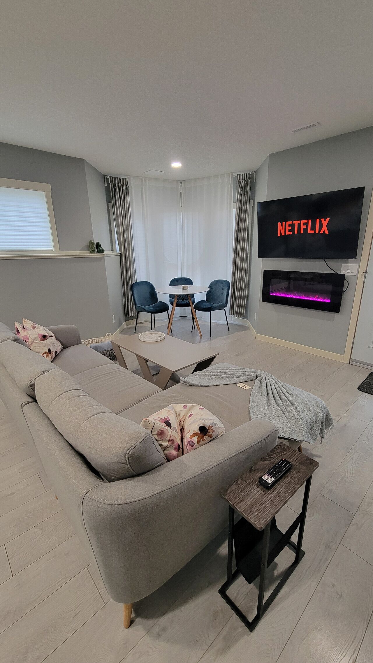 تلفزيون، مدفأة