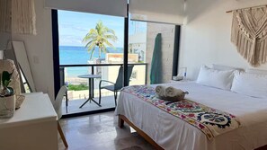 Iron/ironing board, WiFi, bed sheets - Departamento en el centro con vista al Mar (Puerto Morelos)