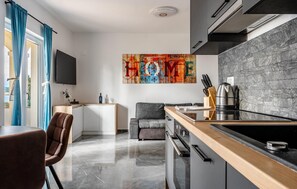 Fridge, oven, stovetop, dishwasher - Beach front apartment in Vir with WiFi (Vir)