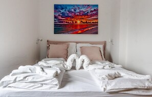 2 bedrooms, iron/ironing board, travel cot, free WiFi - Beach front apartment in Vir with WiFi (Vir)