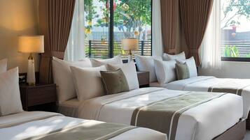 Basic Triple Room, Garden View