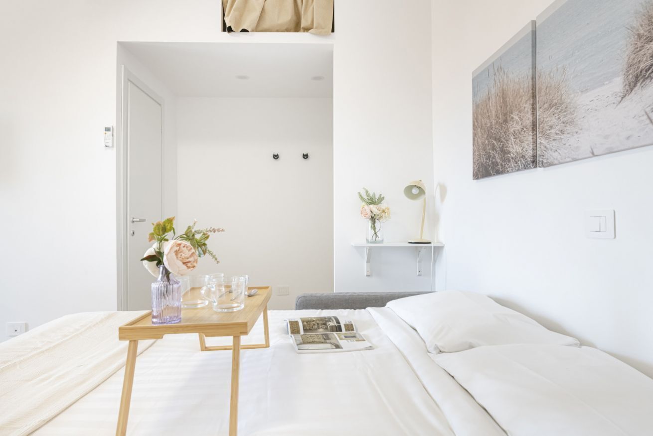 1 slaapkamer, een strijkplank/strijkijzer