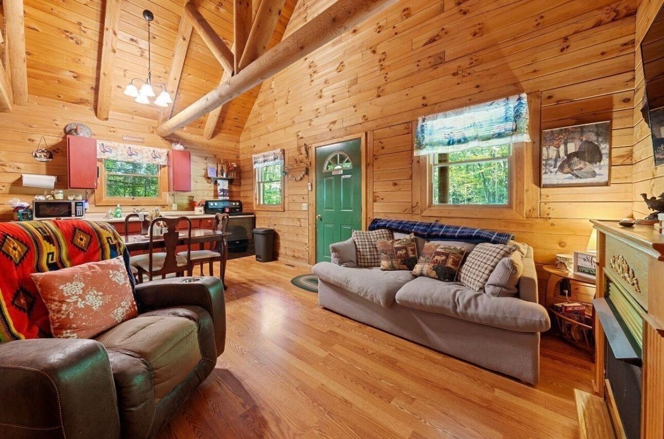 Tv, eldstad och dvd-spelare