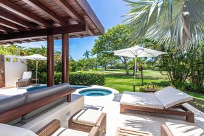 Terrace/patio - Villa Cazadores: Private Pool & Golf Paradise (Punta Mita)