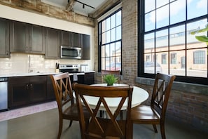 Dining - The Corner Suite - Renovated Factory Flat (Columbus)