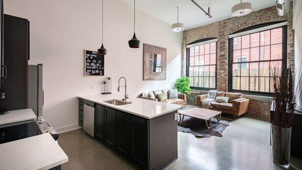 Interior - The Hygge Industrial Loft - Short North (Columbus)