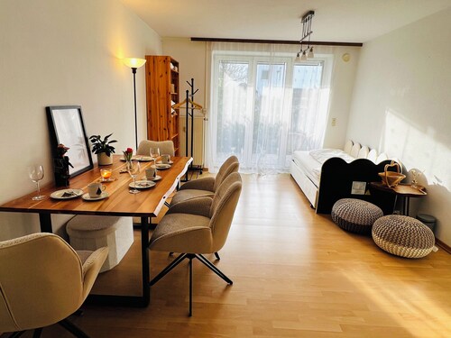 Sweethome mit Garten und Wlan 2 Zimmer Familiewohnung