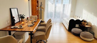 Sweethome with garden and wifi 2 room family apartment