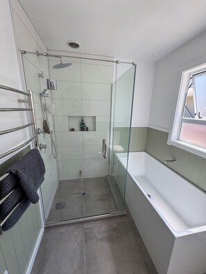 Towels, soap, toilet paper