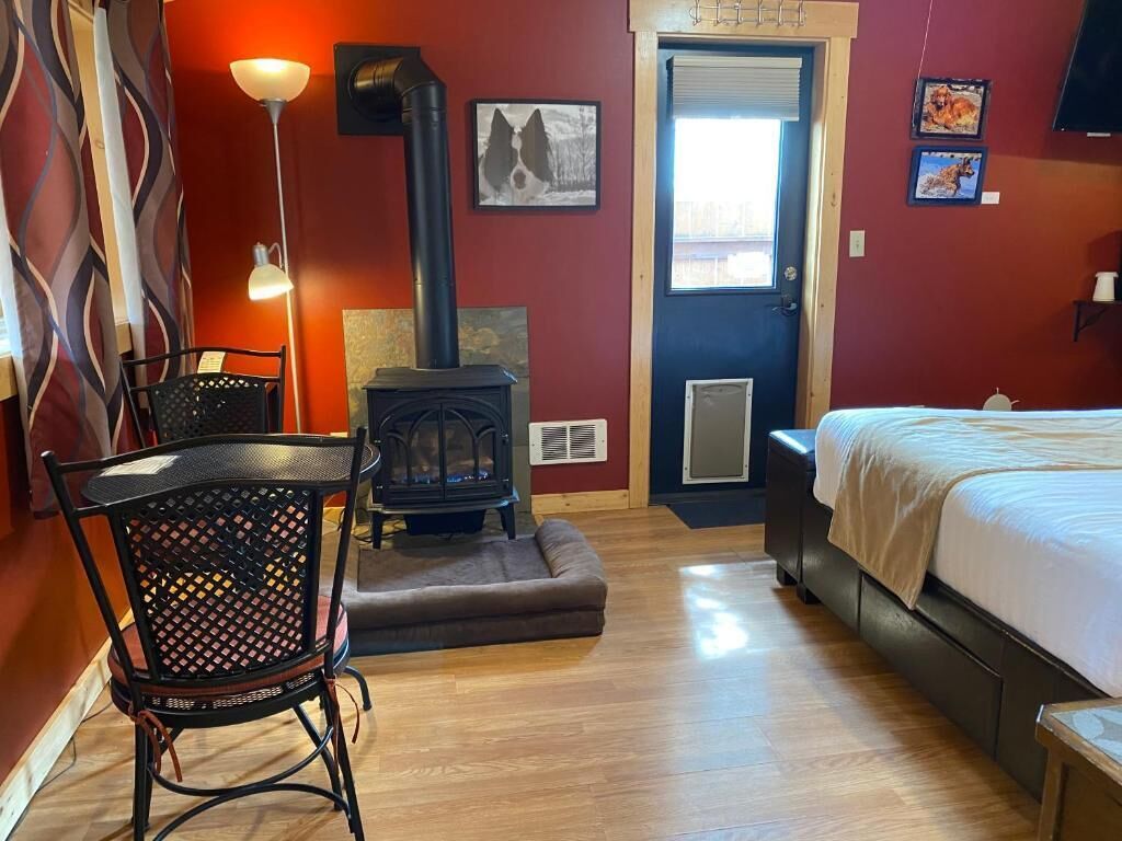 Enkeltværelse - 1 kingsize-seng - terrasse | Strygejern/strygebræt, gratis Wi-Fi