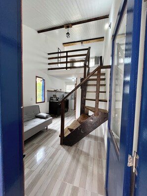 Living area - Vacation home with terrace, barbecue, and great views; pets are welcome. (Armação dos Búzios)