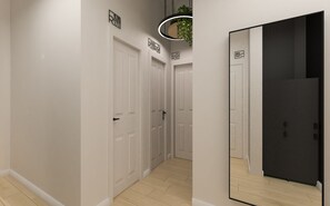 Shared bathroom - Capsule residence (Montréal)