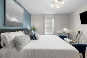 2 bedrooms, desk, iron/ironing board, free WiFi