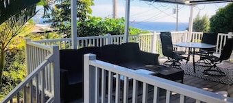 1bdrm Ocean View Huge Private Patio, Kaimuki Hill
