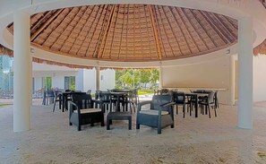 Outdoor dining - Premium Celebrity home private pool Puerto Morelos (Puerto Morelos)