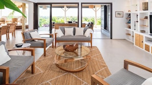 Unclassified image, 5 of 26, button - Ti Kol, a tropical haven featuring a coconut grove, a heated swimming pool, (Saint François)