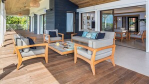 Unclassified image, 3 of 26, button - Ti Kol, a tropical haven featuring a coconut grove, a heated swimming pool, (Saint François)