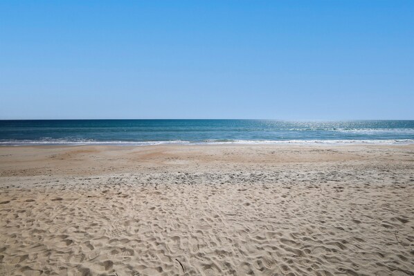 On the beach
