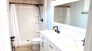 Shower, towels