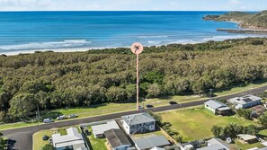 Aerial view - 4/45 Beech Street - Your newly refreshed beach retreat (Evans Head)