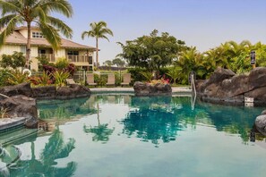 Pool - Waikoloa Beach Villas K2 - Golf Course Front, Walk to Beach (Waikoloa)