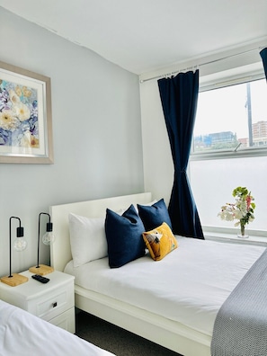 Deluxe Suite, Shared Bathroom, City View (Quad (4-person)) | Free WiFi - SHOREDITCH ROOMS (London)