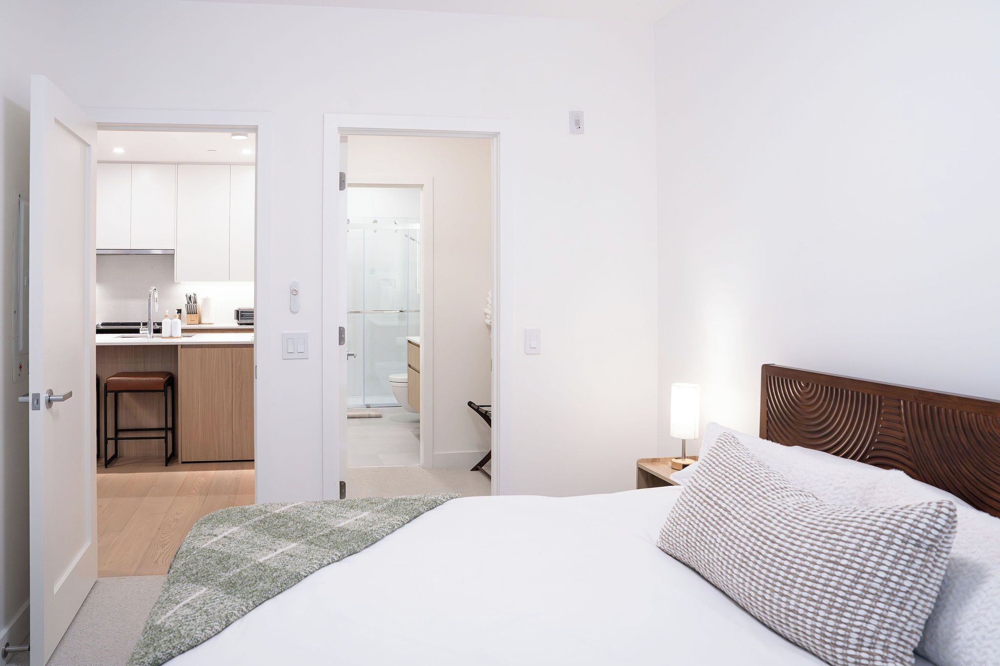 2 室のベッドルーム、WiFi (無料)、ベッドシーツ、車椅子でアクセスできる設備