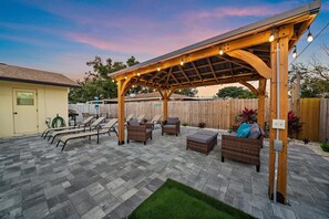 Terrace/patio - Private Pool + Kid's Play Area | Diamond's Legacy (Sarasota)