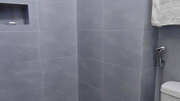 Towels, soap, toilet paper