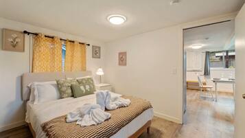 Desk, iron/ironing board, travel crib, WiFi