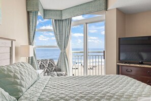 2 bedrooms, iron/ironing board, free WiFi, bed sheets - Carolinian Resort Direct Oceanfront King 2bd/2ba (Myrtle Beach)