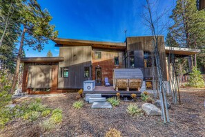 Exterior - Aerial Grace Lakeside by Tahoe Getaways – 4BR w/ Private Beach, Pier, & Buoy! (Tahoma)