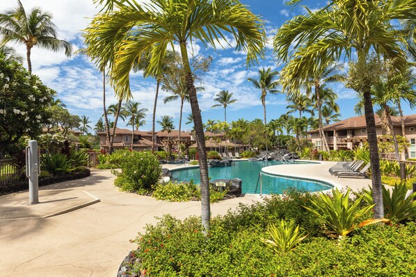 Pool - 🌴 Waikoloa Colony Villas 1301 | Tennis & Pickleball Court | AC | Near Ocean🌴 (Waikoloa)