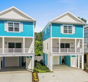 Exterior - New 4-Bedroom
Steps from Beach,Shops,Dining, Airport,Mall & EV Level 2 Charger! (Myrtle Beach)