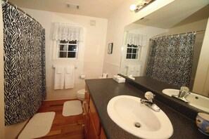 Hair dryer, towels, soap, toilet paper - Cottage #10 - 1BR Lower-Level Poolside Retreat (Aiken)