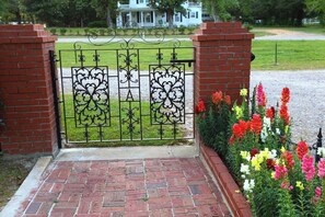 Exterior detail - Cottage #10 - 1BR Lower-Level Poolside Retreat (Aiken)