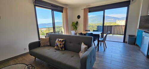 T3 Le Myrte vue Mer & Montagne idéalement situé