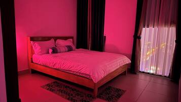 Desk, iron/ironing board, free WiFi, bed sheets