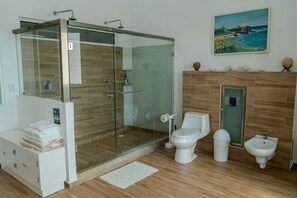 Hair dryer, towels, soap, toilet paper - Oceanfront 3BR 4BTH Villa - Pool - Gym - Sea Views (Cancún)