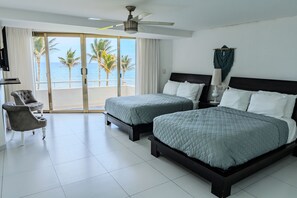 3 bedrooms, Internet, bed sheets - Oceanfront 3BR 4BTH Villa - Pool - Gym - Sea Views (Cancún)