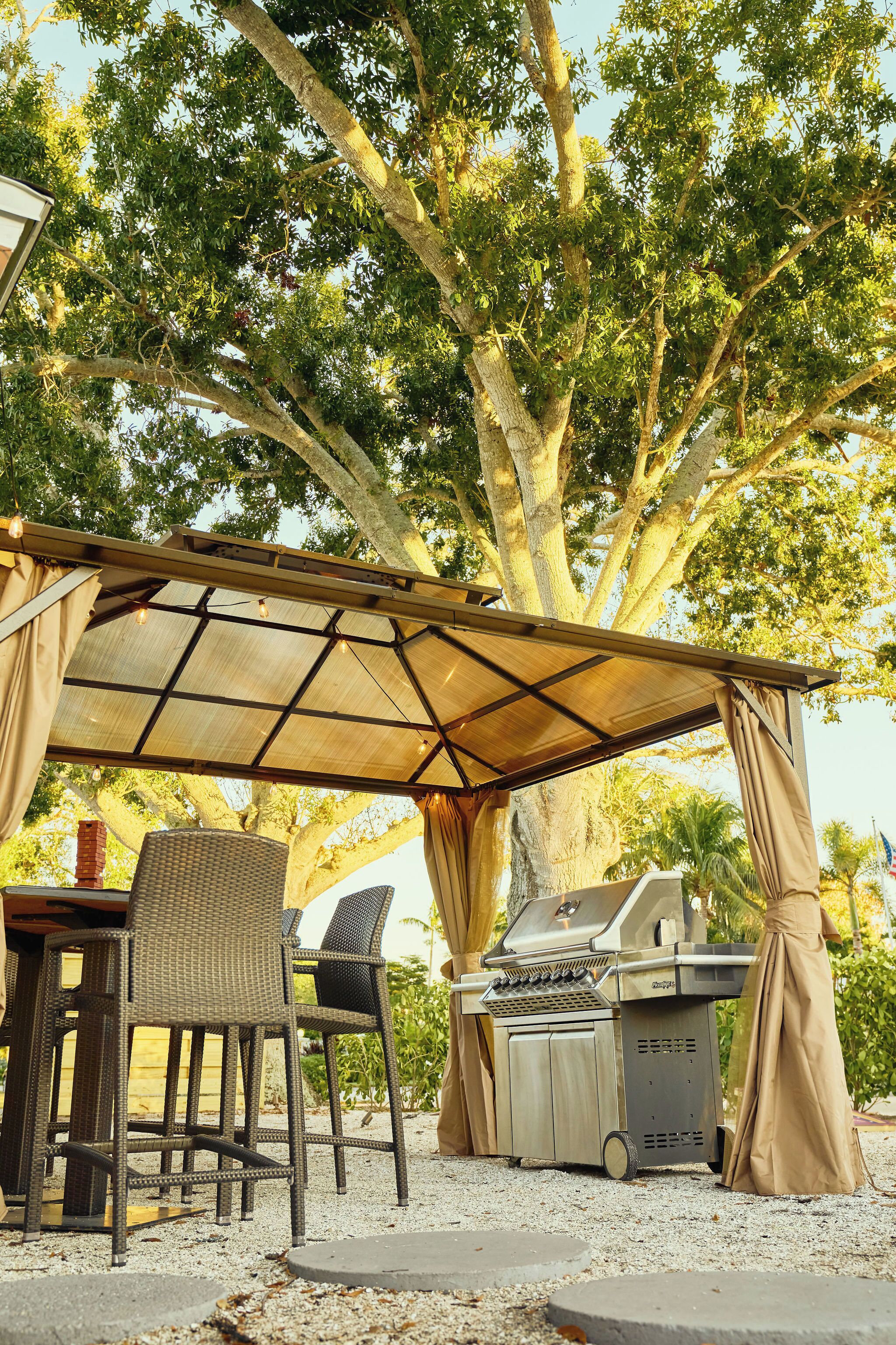 Opções para refeição ao ar livre