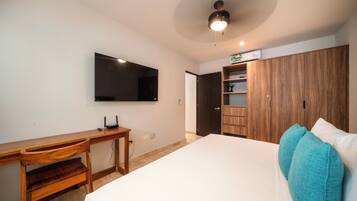 Departamento de lujo, vista a la alberca | Tabla de planchar con plancha y wifi gratis