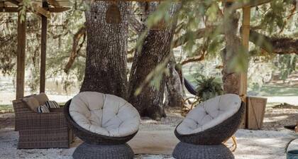 Quaint 1-bedroom farmhouse with AC in charming Newberry 1 of 2 Downstairs Unit