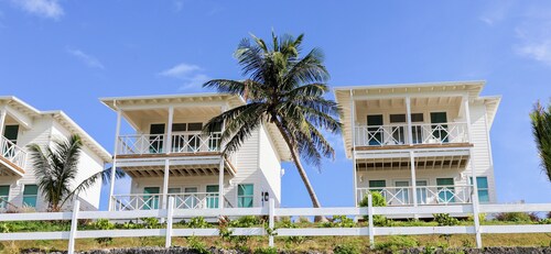 Front-row views of the marina and the peaceful charm of Great Guana Cay