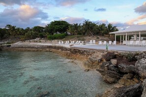 Property grounds - 1-BR, 2-Story Seaside Villa overlooking Sea of Abaco on Great Guana Cay, Bahamas (Great Guana Cay)
