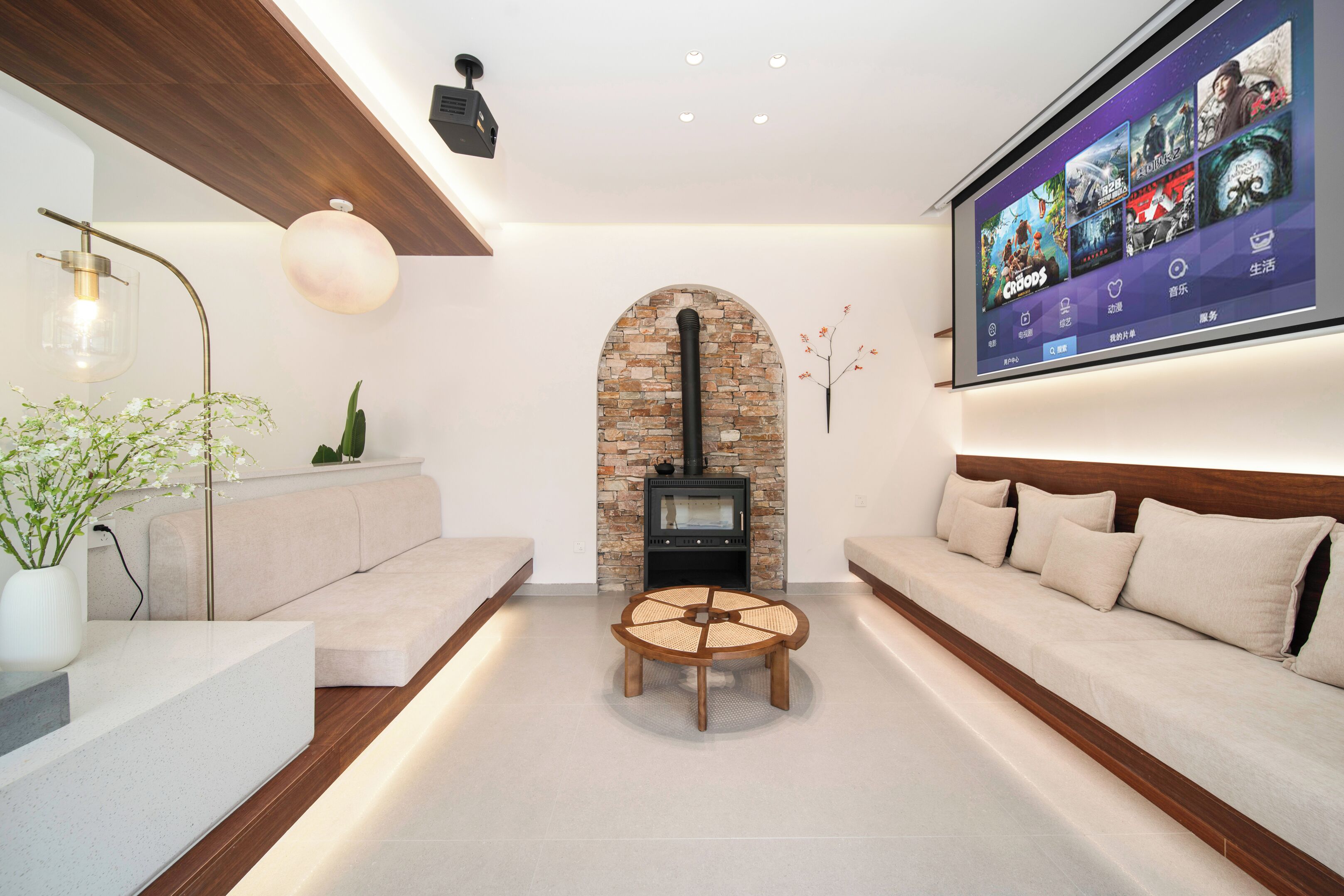 Coin salon dans le hall