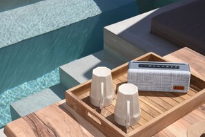 Indoor pool - Santorini - Villa - Sleeps 2 - Pool - Parking (Mesaria)
