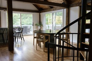Dining - Secluded escape w/ hot tub + pizza oven+ fireplace (Taghkanic)
