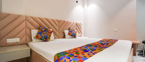 埃及棉床單、高級寢具、客房內保險箱、免費無線上網