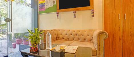 Sitteområde i lobbyen